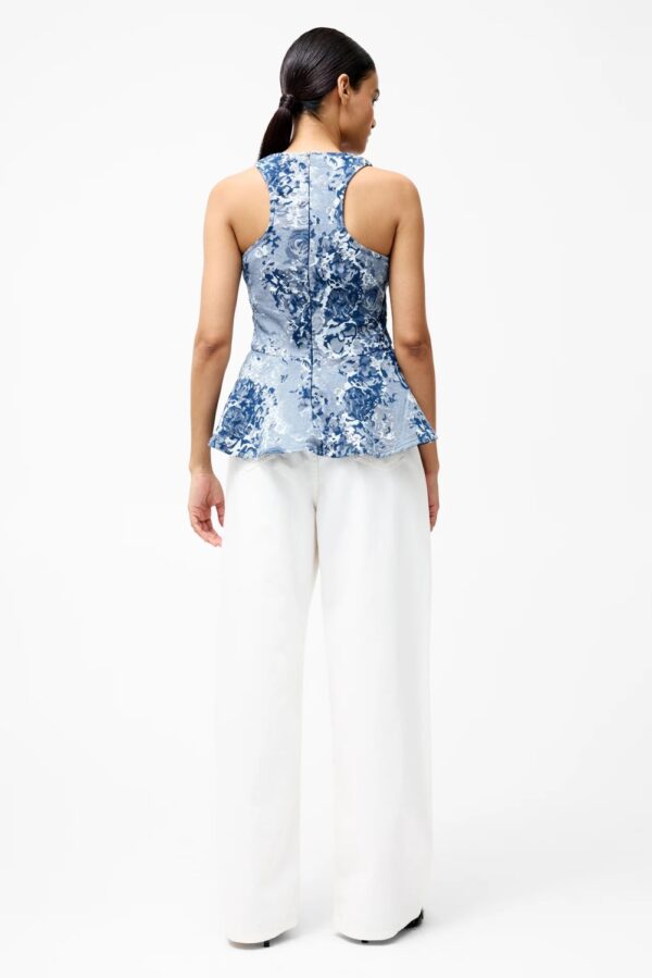 french connection charlotte denim top 72YEF 1