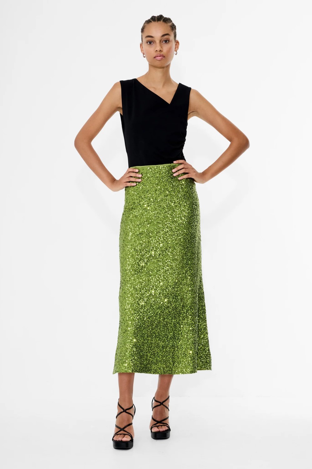 french connection elena sequin skirt 73ZNR