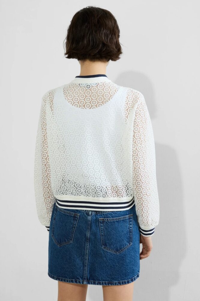 french connection lace bomber2