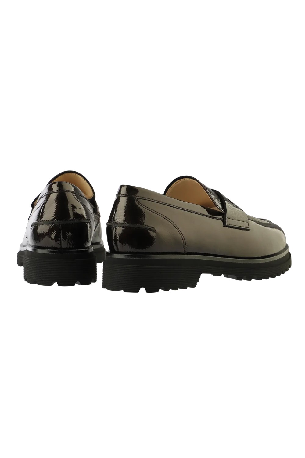 hassia merano brown patent loafers2