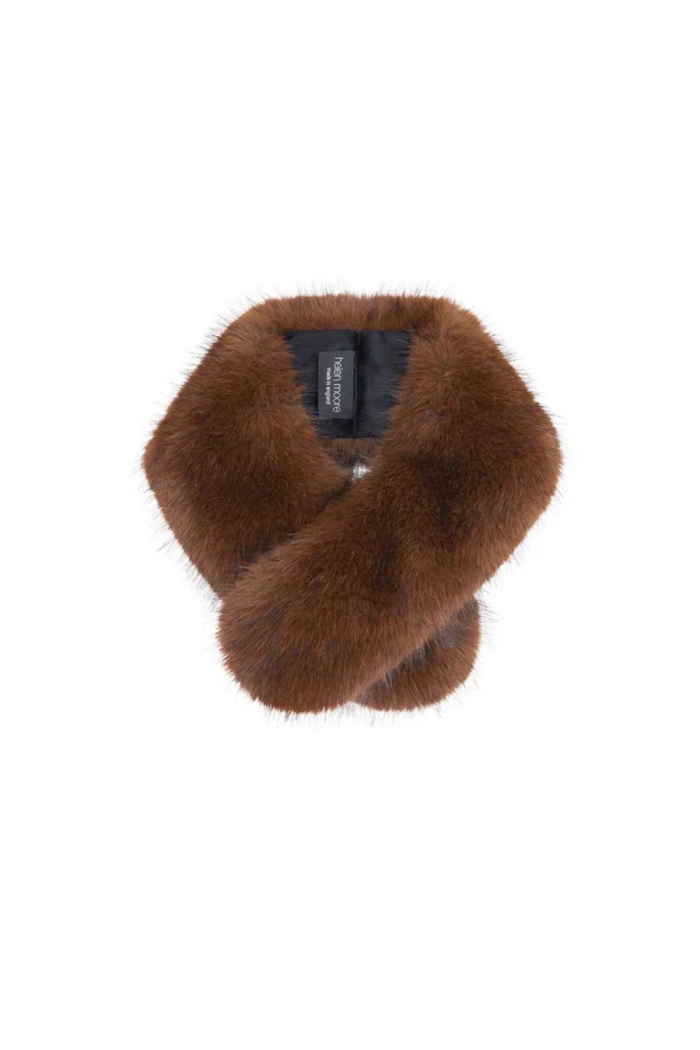 helen moore faux fur collar brown1