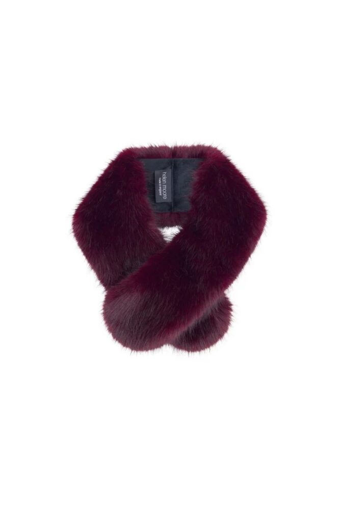 helen moore faux fur collar wine1