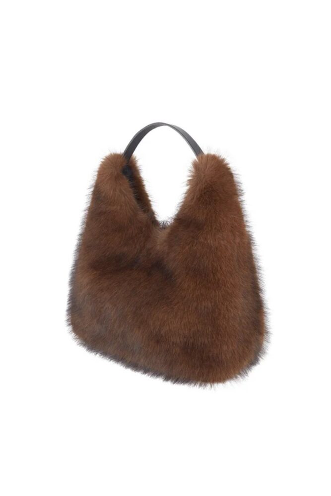 helen moore faux fur tote bag1