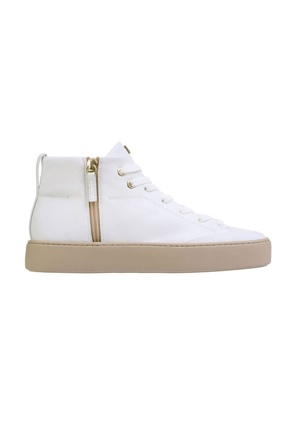 hogl 6 10 0340 white leather high tops
