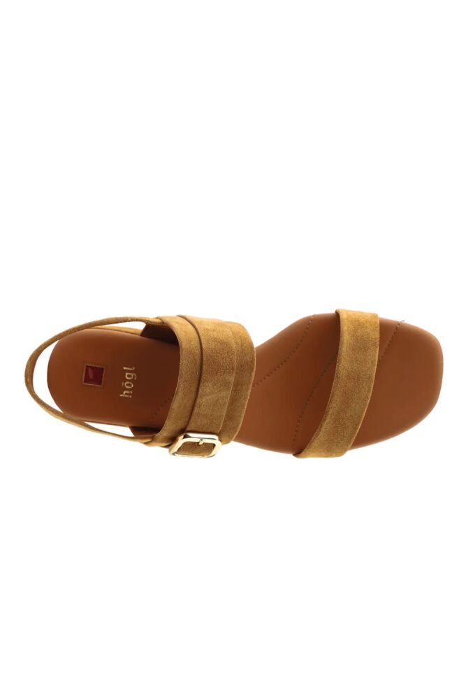hogl camel suede sandals1