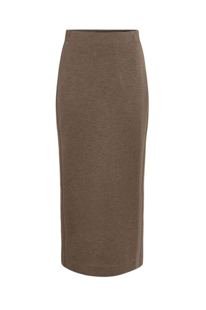 inwear aida melange skirt brown1