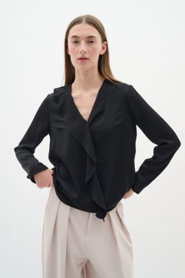 inwear auda black blouse