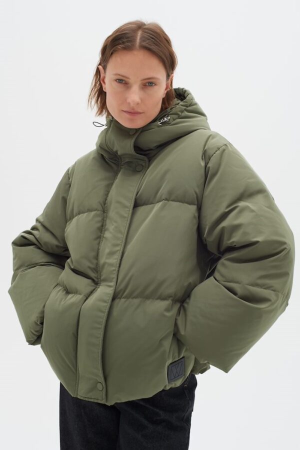 inwear beetle green phyllysiw puffer coat(main)