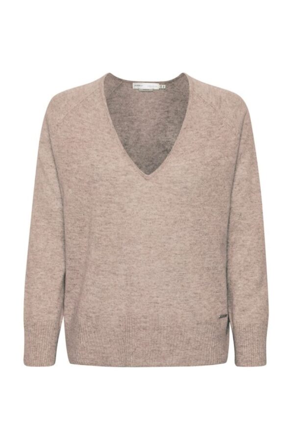 inwear beige melange lukkaiw v neck cashmere(gallery1)