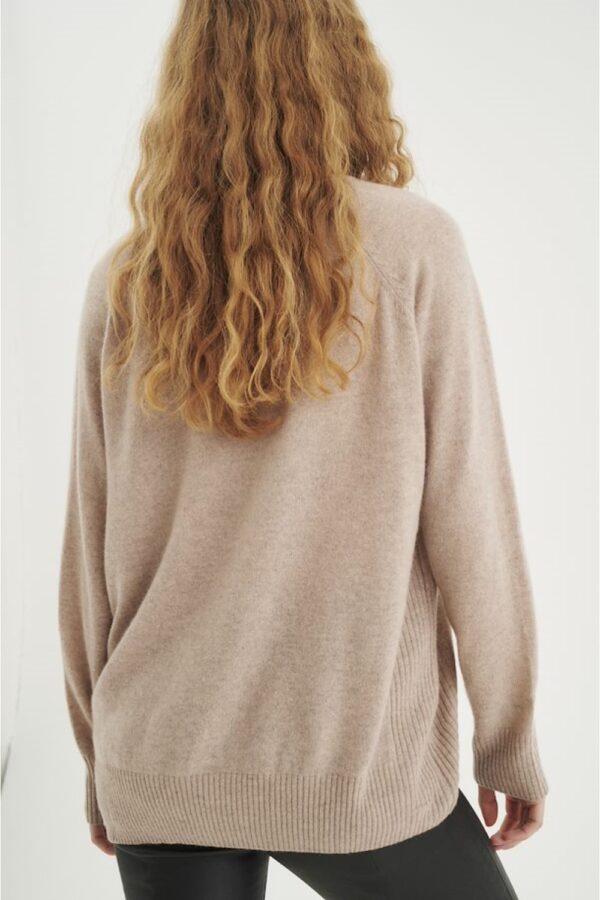 inwear beige melange lukkaiw v neck cashmere(gallery2)