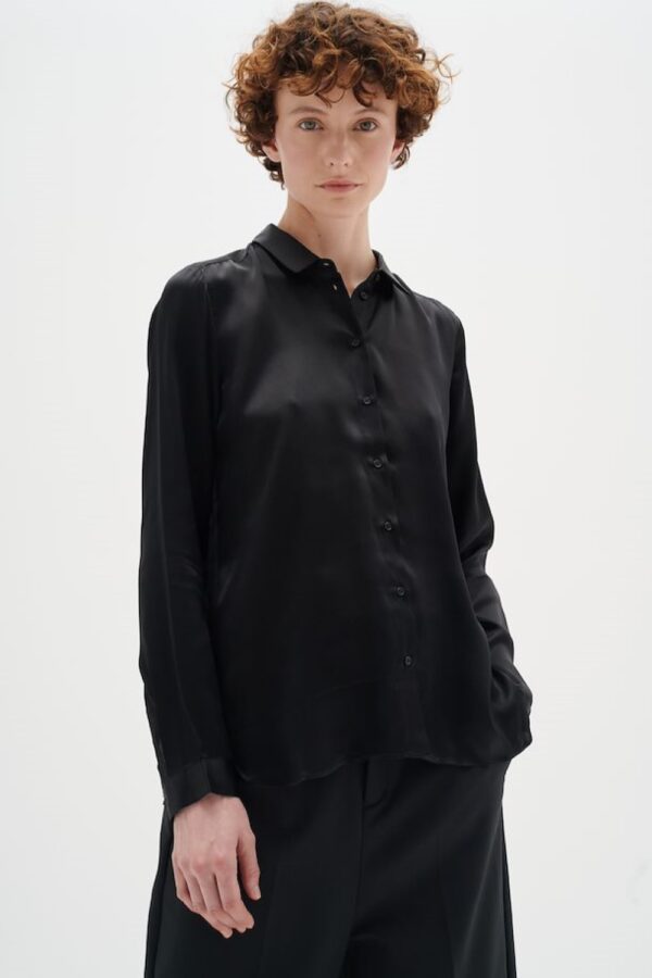 inwear black leonoreiw silk shirt(main)