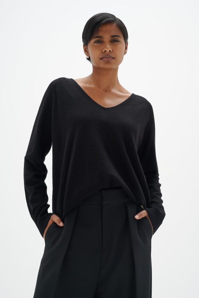 inwear black lukkaiw v neck cashmere(main)