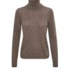 inwear brown melange lukka rollneck cashmere pullover1