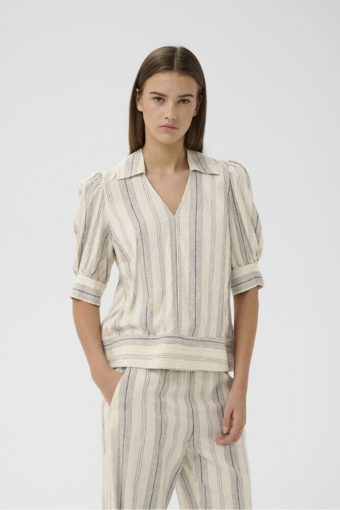 inwear edith linen blouse