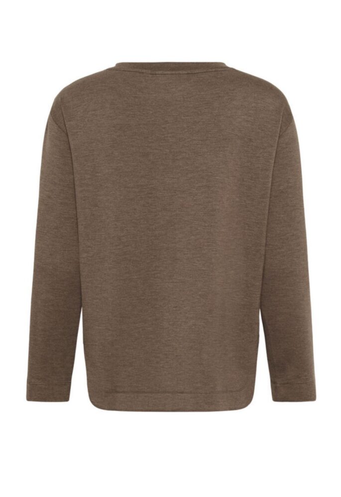 inwear gincent melange crewneck brown1