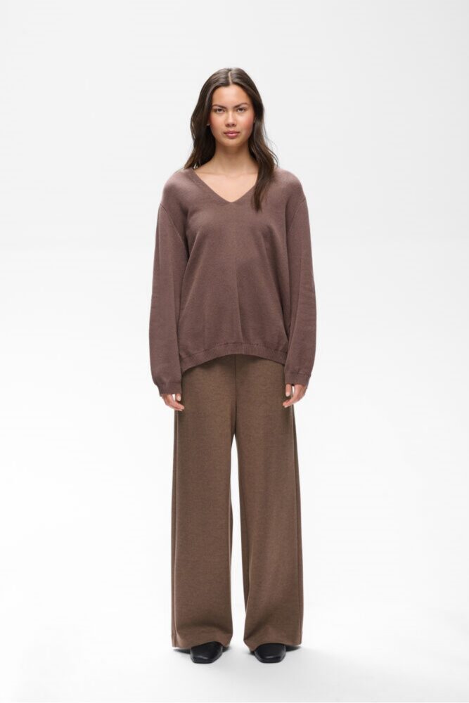 inwear gincette melange brown trousers