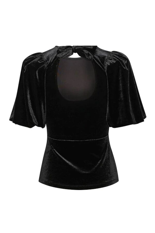 inwear jaques top black velvet(gal)