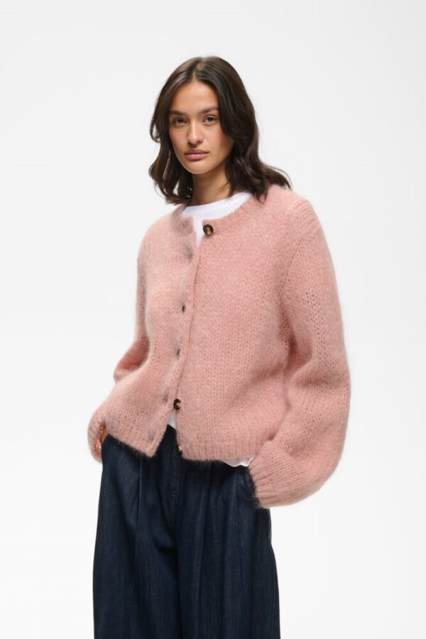 inwear jetra cardigan pale pink