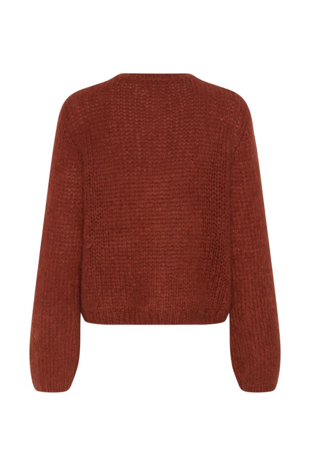 inwear jetra cardigan red ochre1