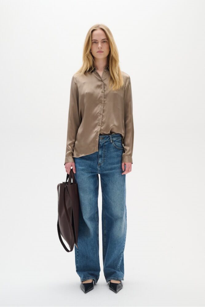 inwear leonore taupe shirt