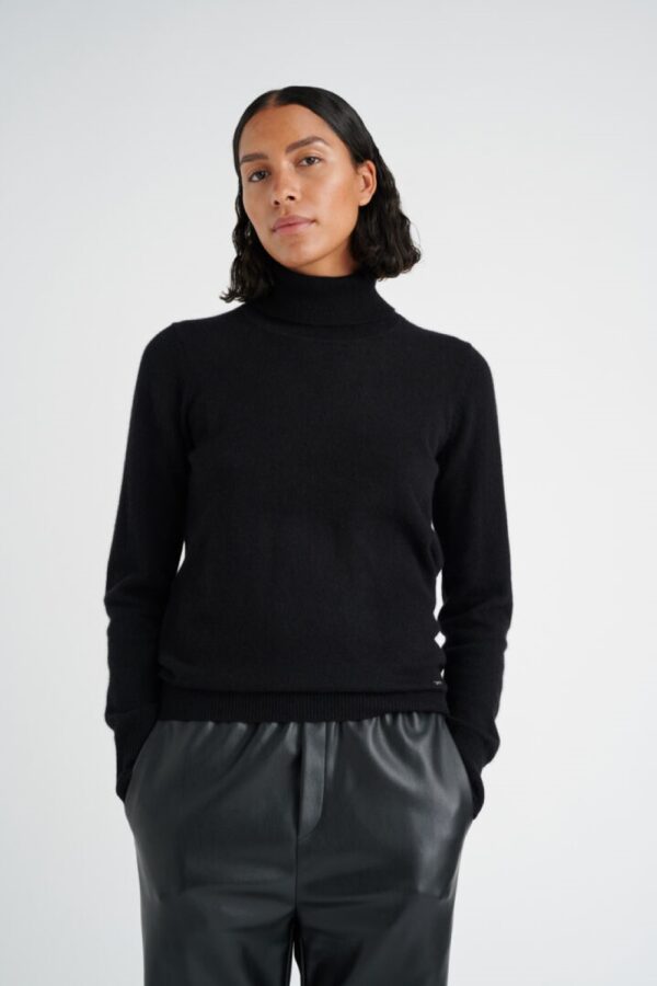 inwear lukka rollneck jumper black(main)