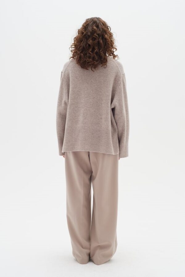 inwear mocha grey melange jaxyiw turtleneck(gallery2)