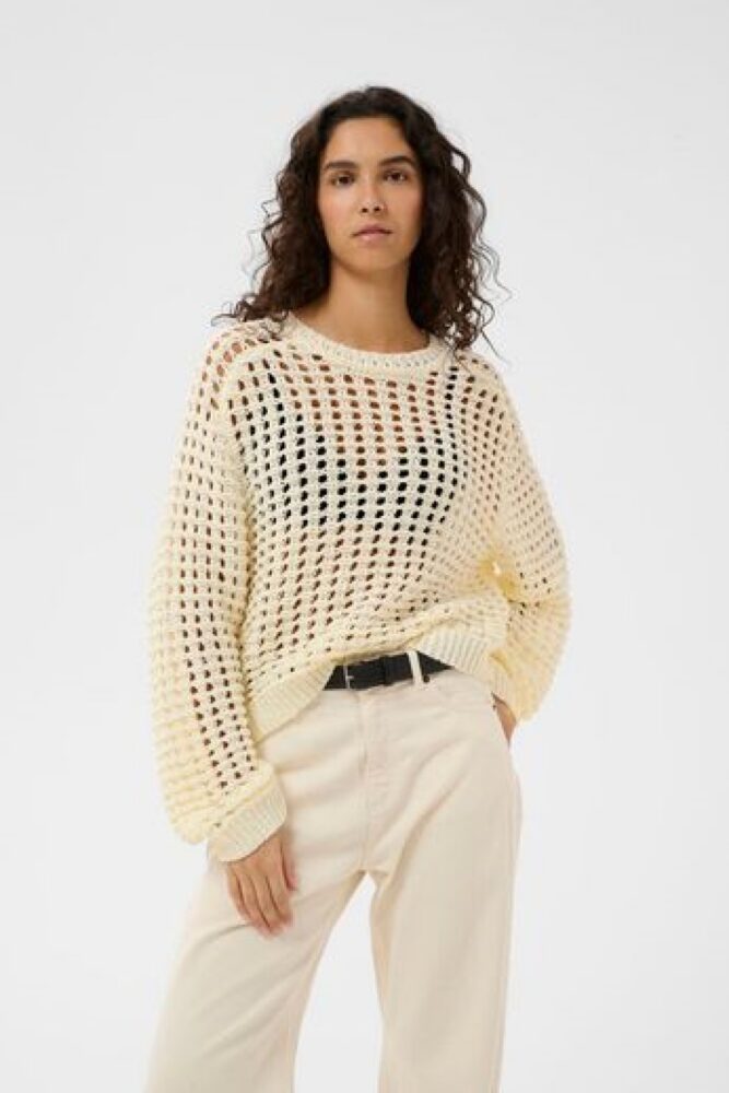 inwear muno open weave jumper