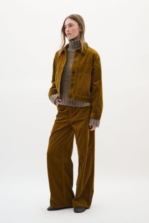 inwear nanette cord trousers tapenade