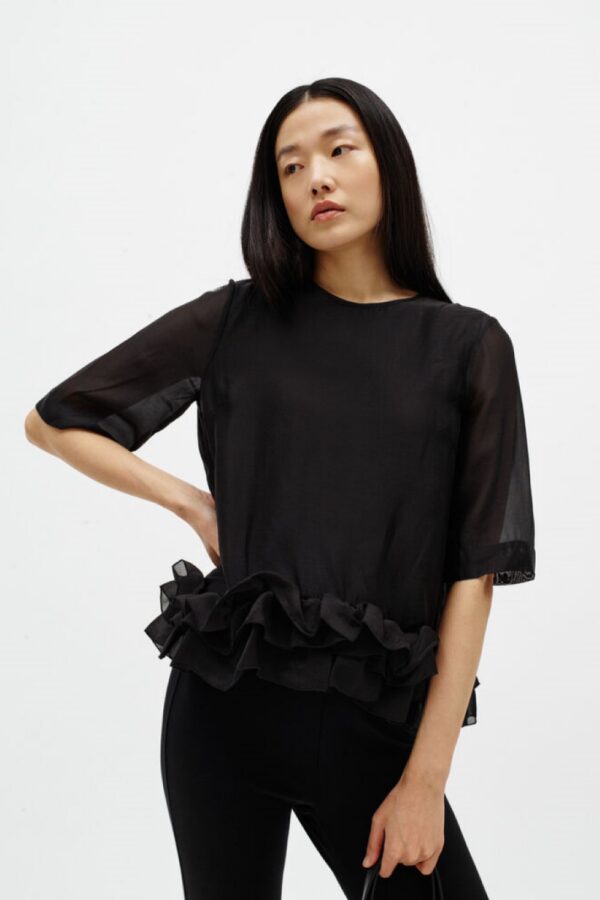 inwear orange black top