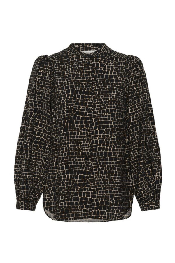 inwear ory croc print shirt