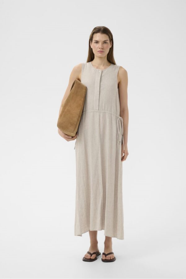 inwear rowan linen drawstring dress
