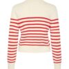 inwear wallis red stripe cardigan1
