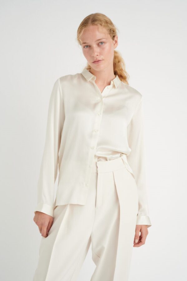 inwear whisper white leonoreiw silk shirt(main)