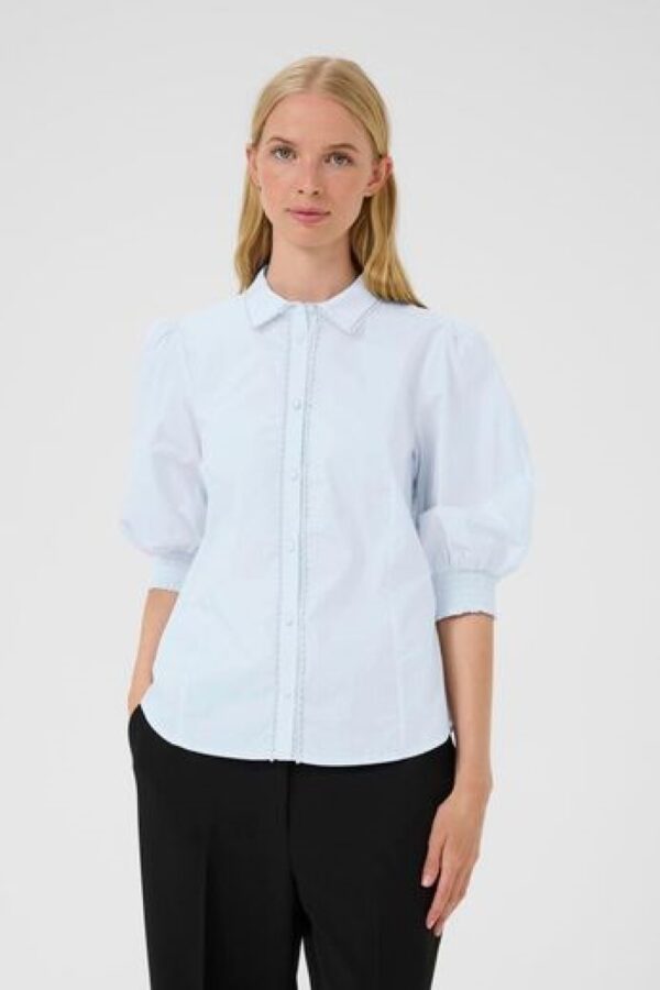 karen by simonsen chilly blue blouse