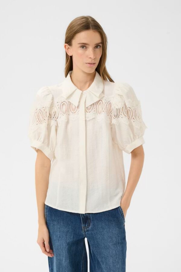 karen by simonsen frosty blouse cream