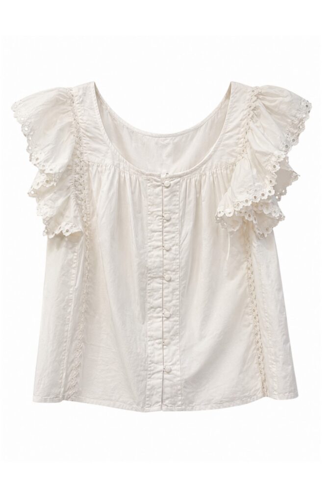 karen by simonsen fry top white