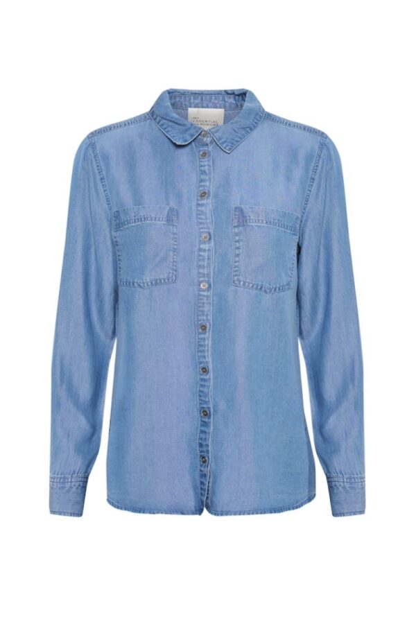 light blue vintage wash 15 the denim shirt my essential wardrobe1