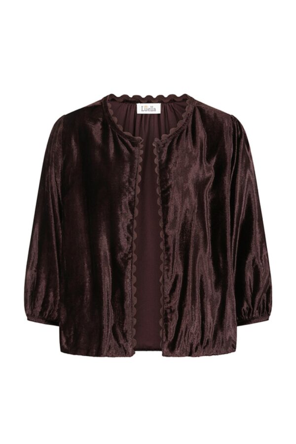 luella Bari Velvet jacket Chocolate