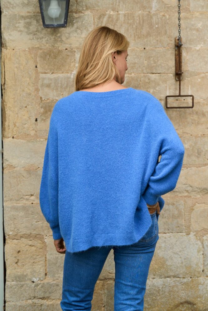 luella Bettina Long Blue jumper1