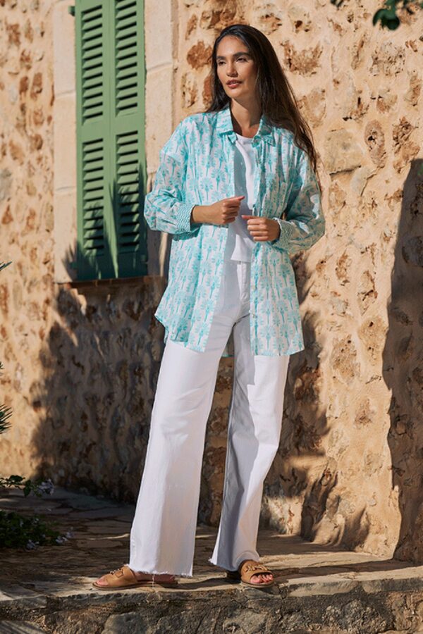 luella Biarritz BF shirt Aqua