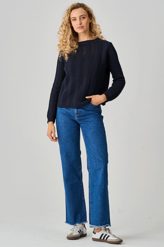 luella Bibury jumper Navy