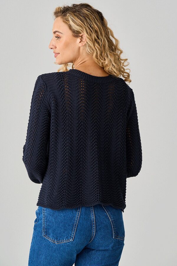 luella Bibury jumper Navy1