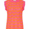 luella Callista crochet vest pink orange1