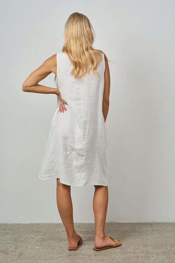 luella Clemence Dress White2
