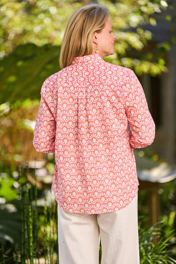 luella Lisbon Shirt Coral1