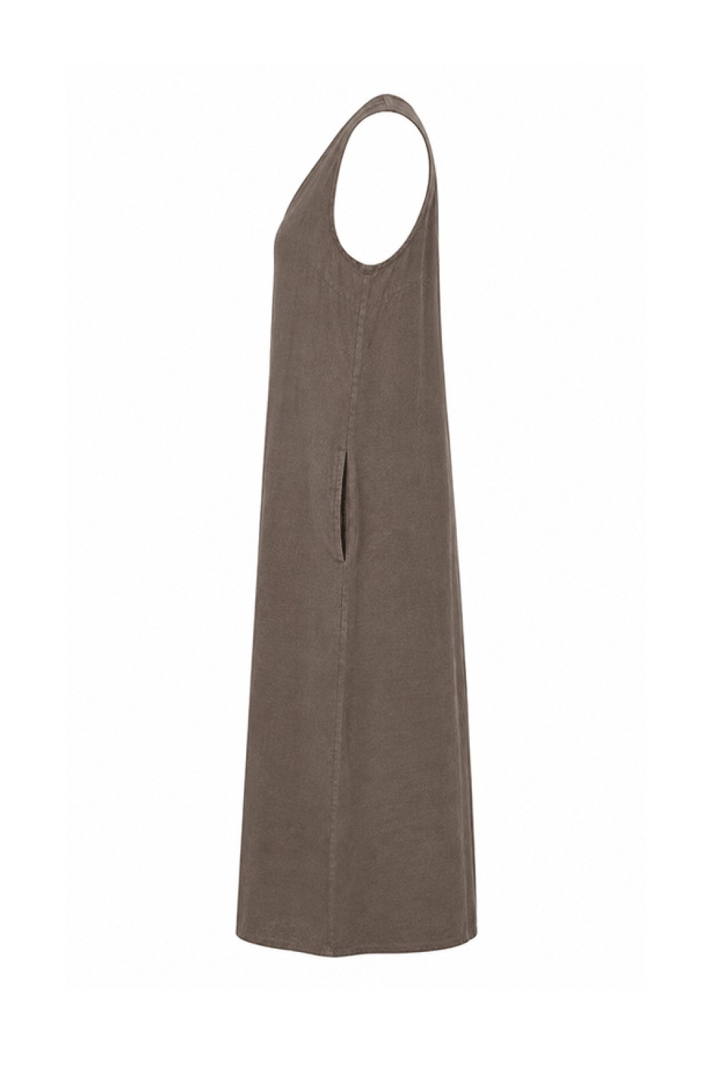 luella Listette linen Dress Taupe1