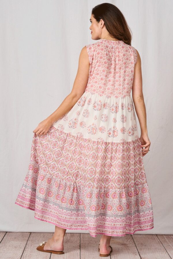 luella Naomi Dress Pink1