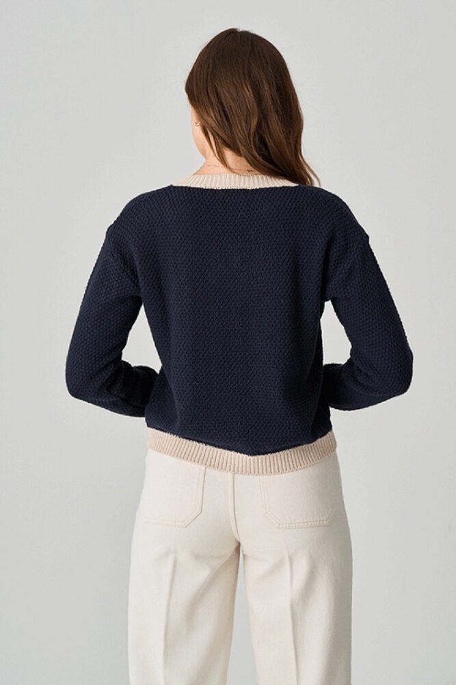 luella Sherston cardigan Navy1