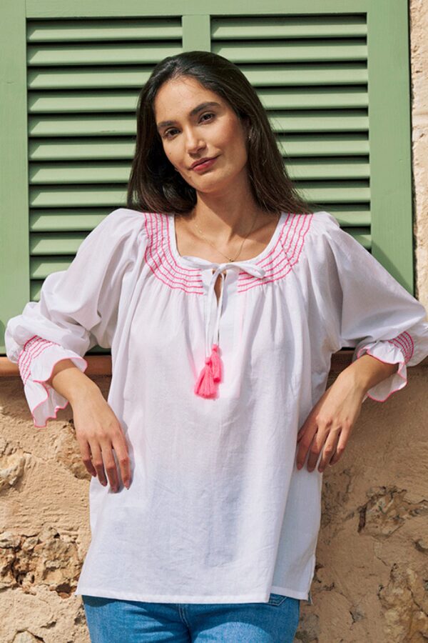 luella Villefranche White blouse