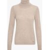 lukka cashmere rollneck jumper biege melange inwear2